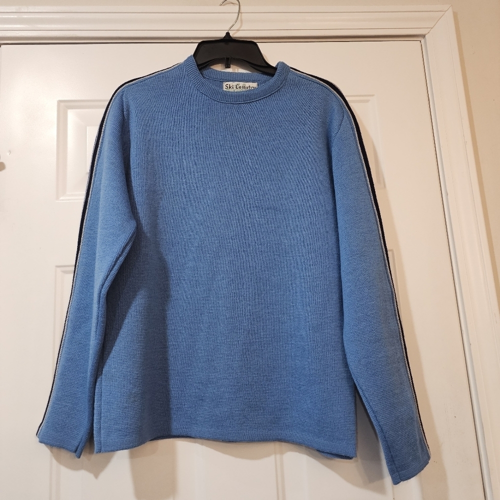 Ski Country pullover Sweater No Size Tag Gorpecore Snow
